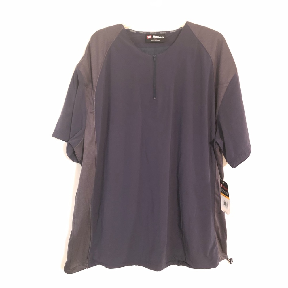 Wilson’s Performance Zip Neck Vented Back Shirt Size 2XL NWT